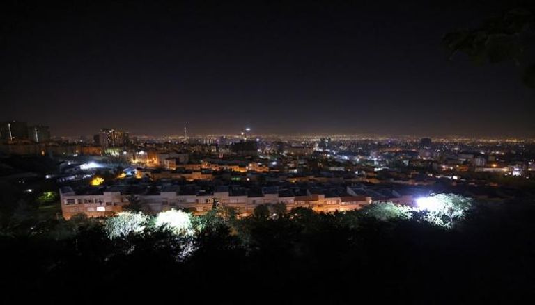 لقطة جوية من طهران عقب الهجوم