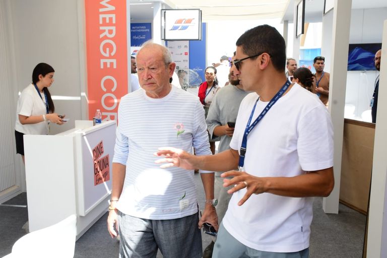 نيللي كريم في سوق الجونة