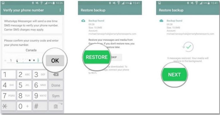 استعادة الرسائل المحذوفة على WhatsApp Android باستخدام غوغل درايف   كيفية استعادة الرسائل المحذوفة على واتساب للأندوريد والآيفون