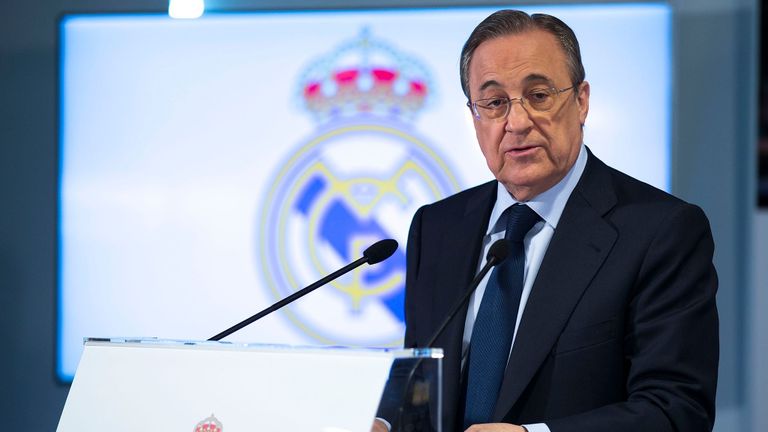 فلورنتينو بيريز رئيس ريال مدريد فينيسيوس جونيور نجم ريال مدريد