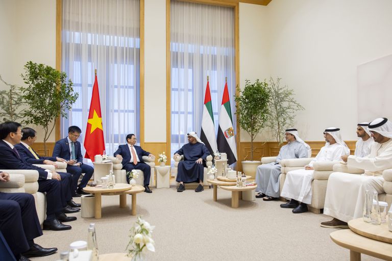 الشيخ محمد بن زايد آل نهيان ورئيس وزراء فيتنام