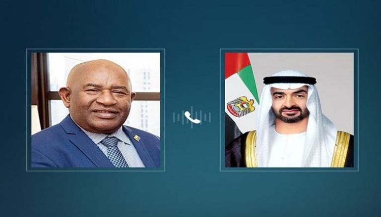 الشيخ محمد بن زايد آل نهيان رئيس دولة الإمارات والرئيس غزالي عثماني