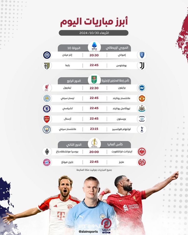 مباريات اليوم