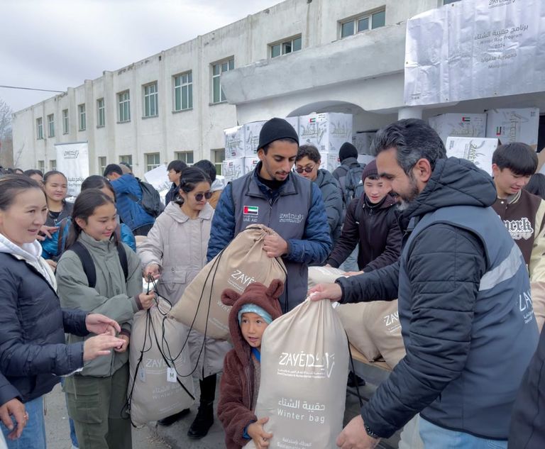 المساعدات الإماراتية في منغوليا