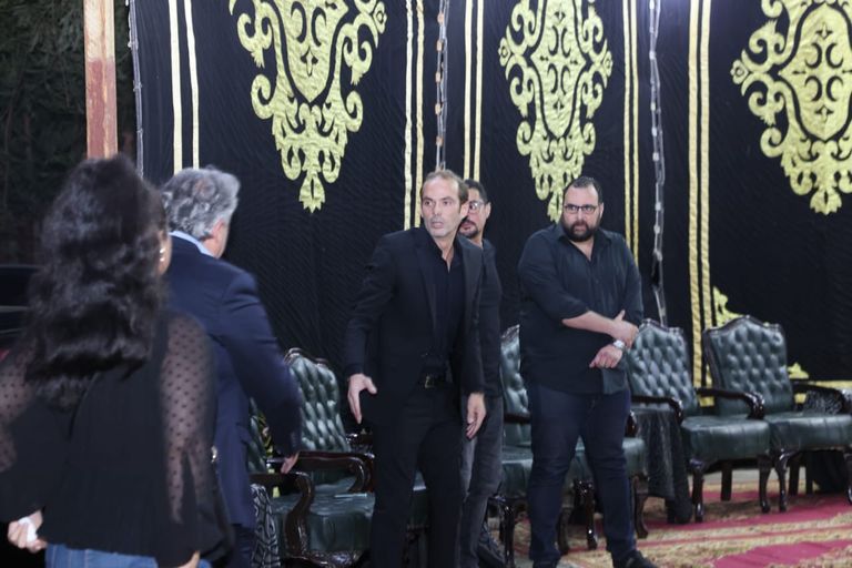 عزاء الفنان حسن يوسف