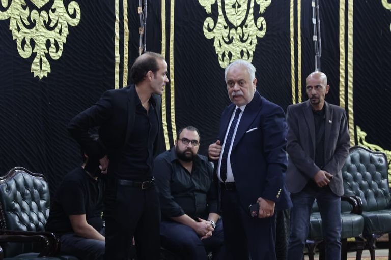 عزاء الفنان حسن يوسف