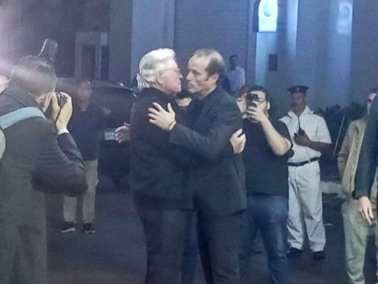 عزاء الفنان حسن يوسف