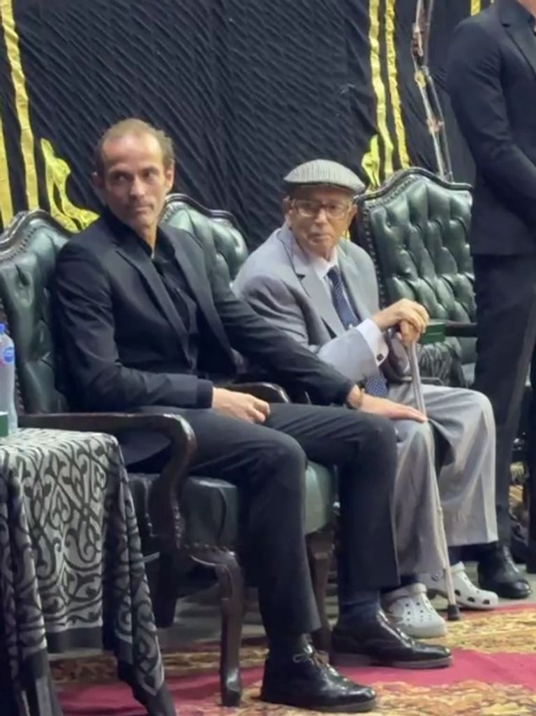 عزاء الفنان حسن يوسف