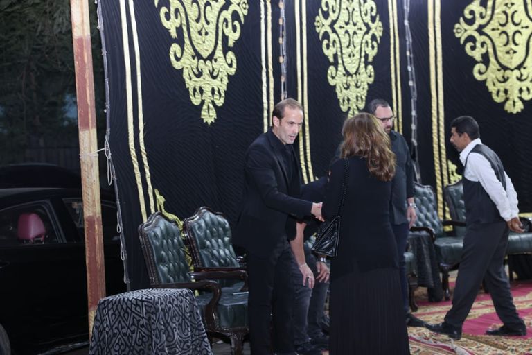 عزاء الفنان حسن يوسف