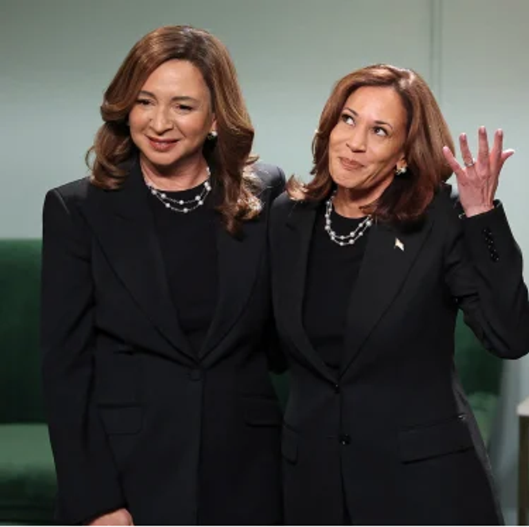 كامالا هاريس خلال الظهور بالبرنامج