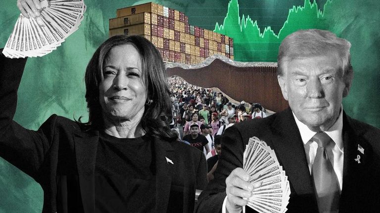دونالد ترامب وكامالا هاريس
