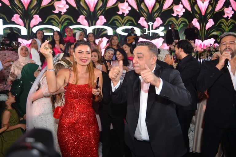 حفل زفاف ابنة المنتج ممدوح شاهين