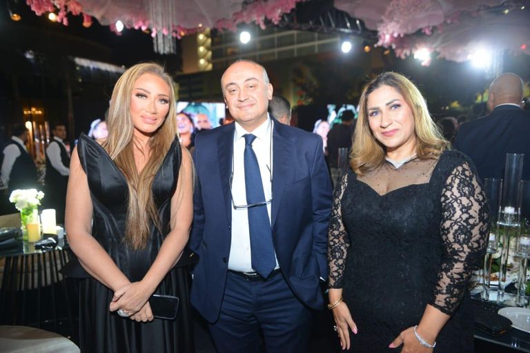 حفل زفاف ابنة المنتج ممدوح شاهين