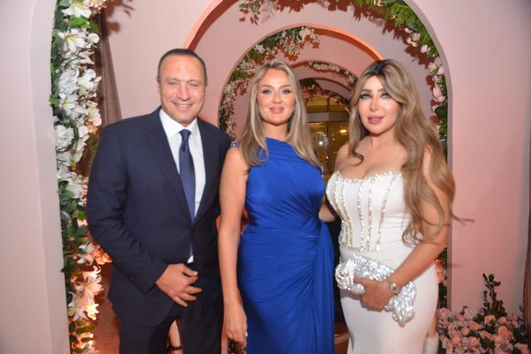 حفل زفاف ابنة المنتج ممدوح شاهين