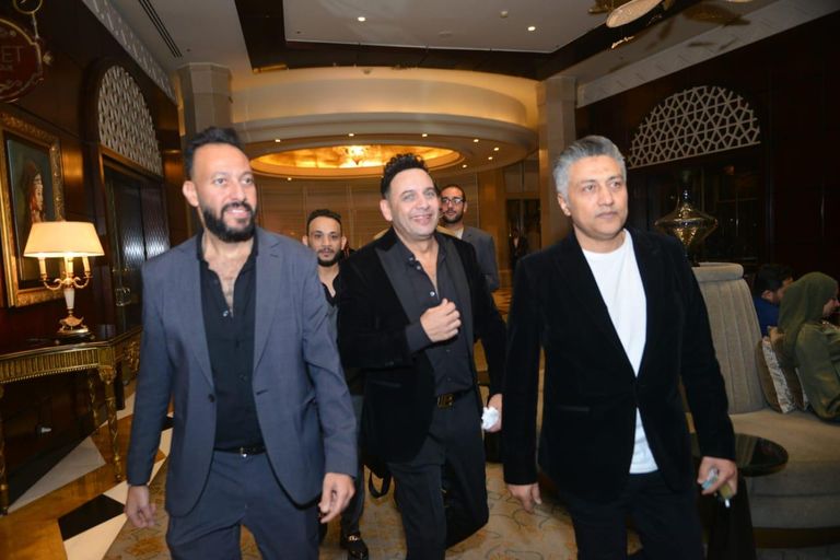 حفل زفاف ابنة المنتج ممدوح شاهين