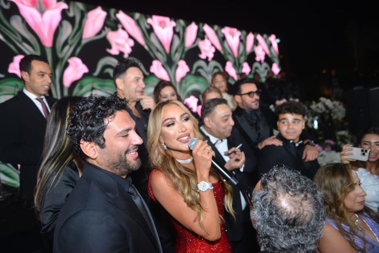 حفل زفاف ابنة المنتج ممدوح شاهين