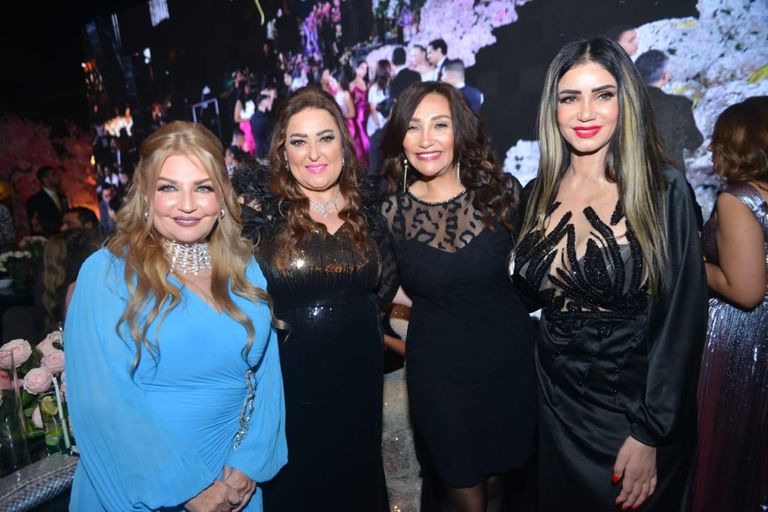 حفل زفاف ابنة المنتج ممدوح شاهين