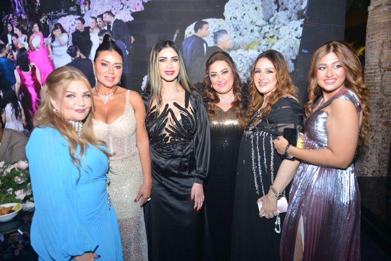 حفل زفاف ابنة المنتج ممدوح شاهين