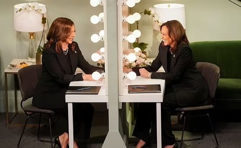 هاريس تصافح ترامب