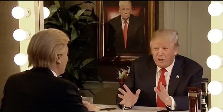 هاريس تصافح ترامب