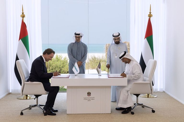 جانب من مراسم توقيع الاتفاقية