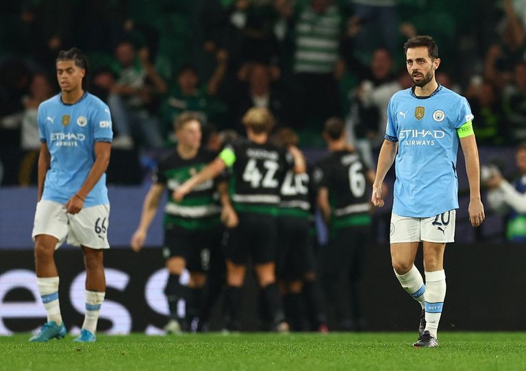 مباراة سبورتنغ لشبونة ومانشستر سيتي