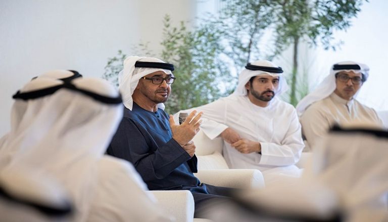 الشيخ محمد بن زايد آل نهيان خلال الاجتماعات السنوية لحكومة الإمارات