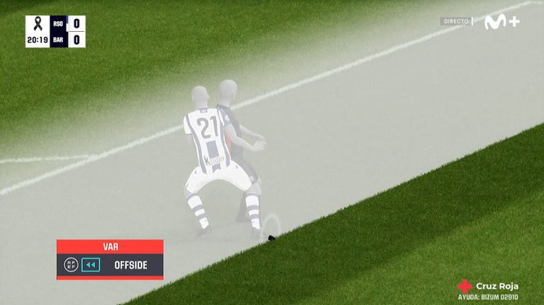 هدف برشلونة الملغي