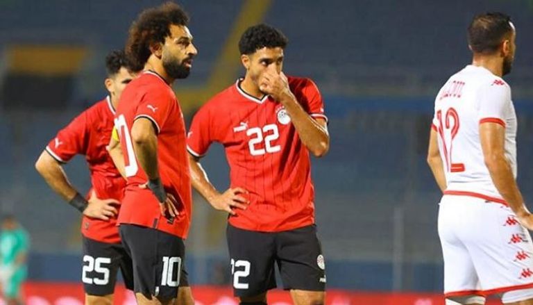 عمر مرموش مع منتخب مصر