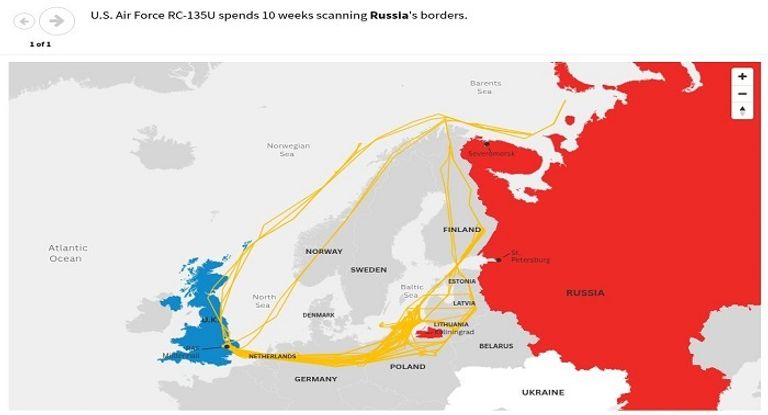 طائرة التجسس الأمريكية آر سي-135 يو كومبات سنت