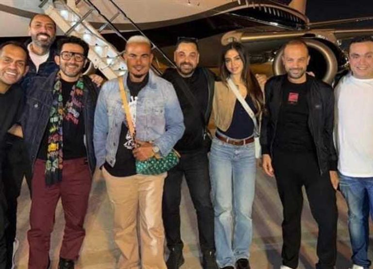 عمرو دياب في عرض إيلي صعب