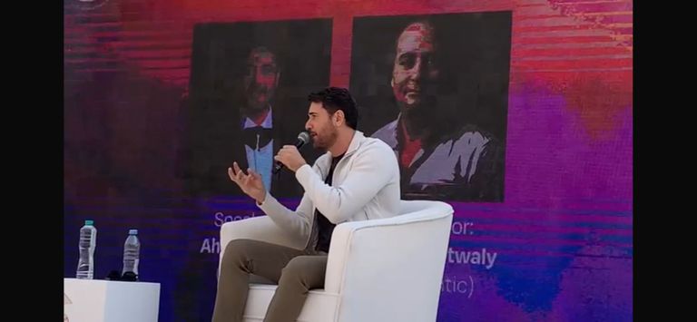 أ؛مد عز في مهرجان القاهرة السينمائي الدولي