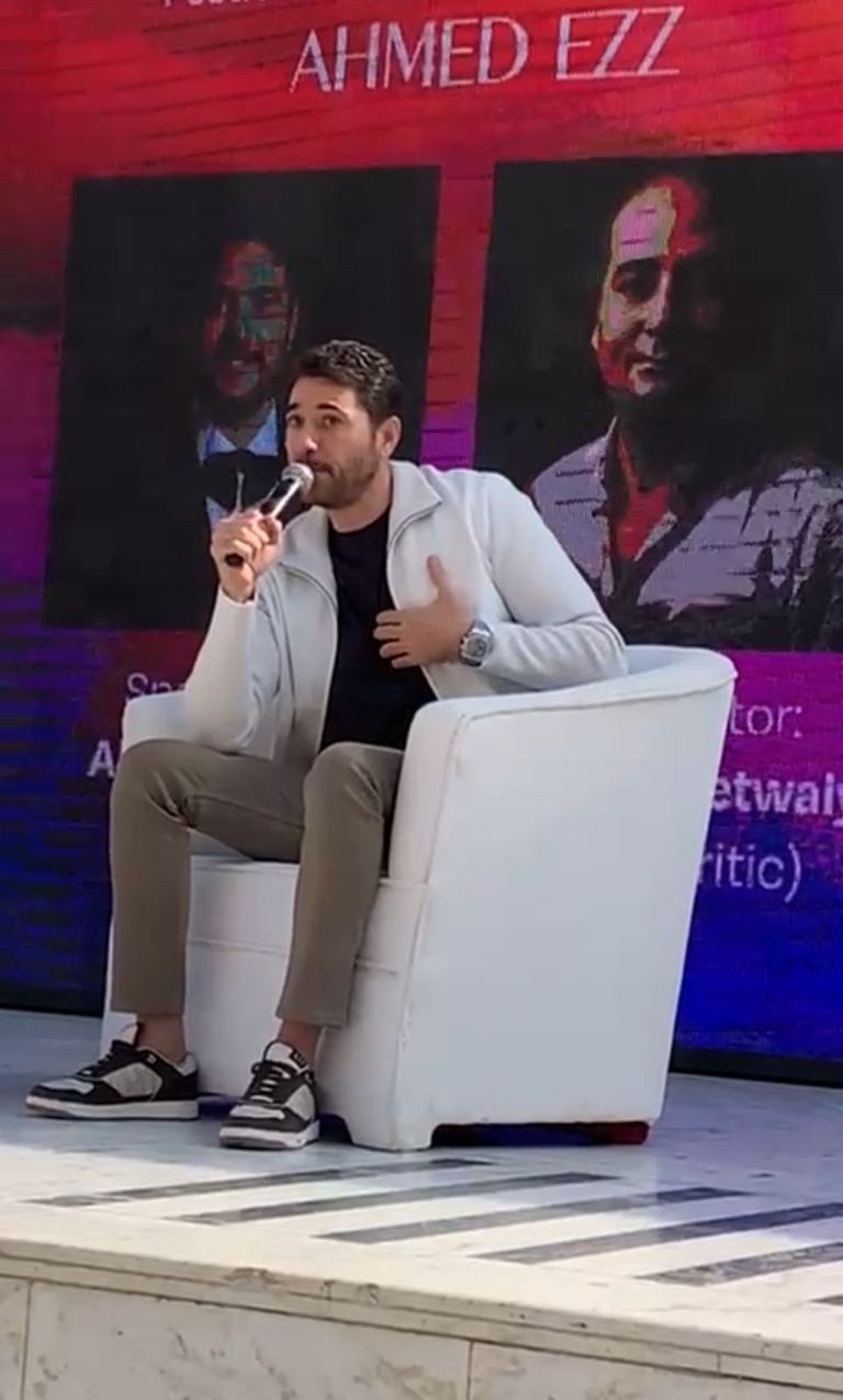 أحمد عز في ندوة مهرجان القاهرة السينمائي