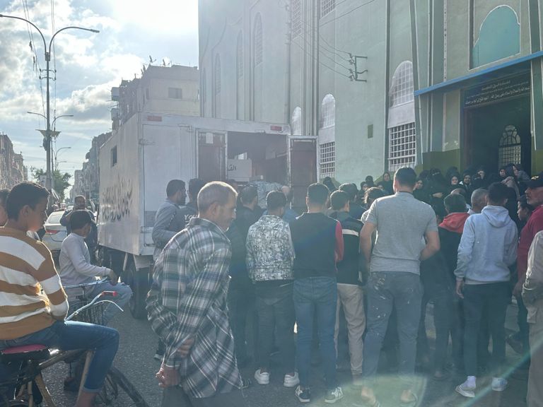 جنازة حادث المطرية بمصر