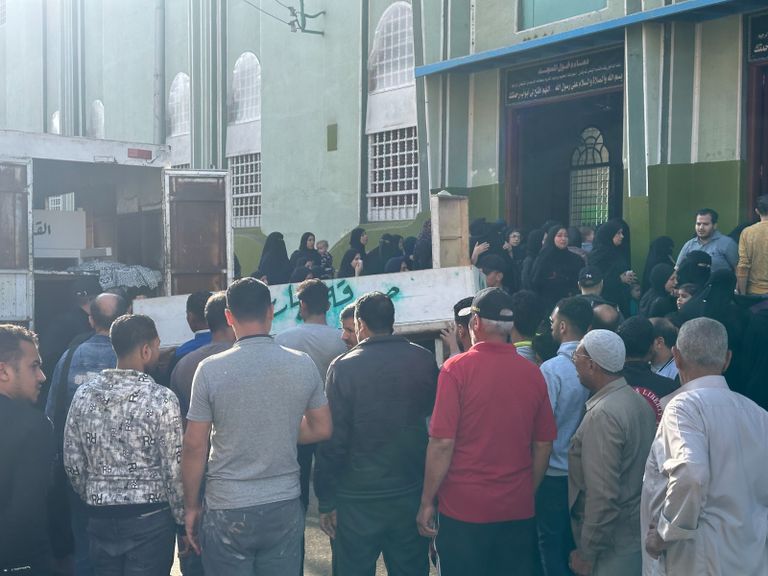 جنازة حادث المطرية بمصر