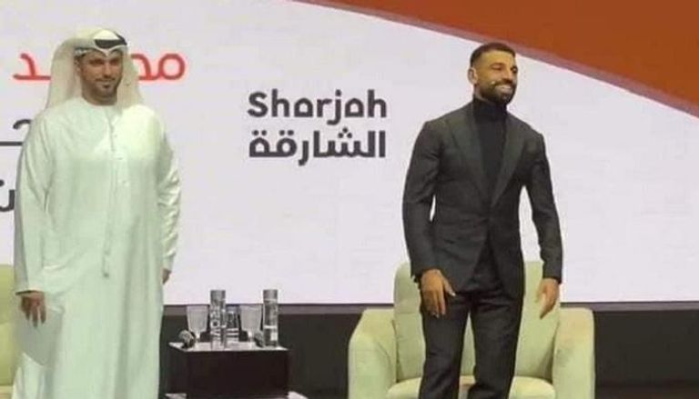 راغب علامة رفقة محمد صلاح في دبي