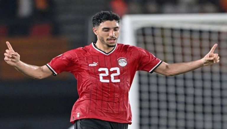 عمر مرموش لاعب منتخب مصر