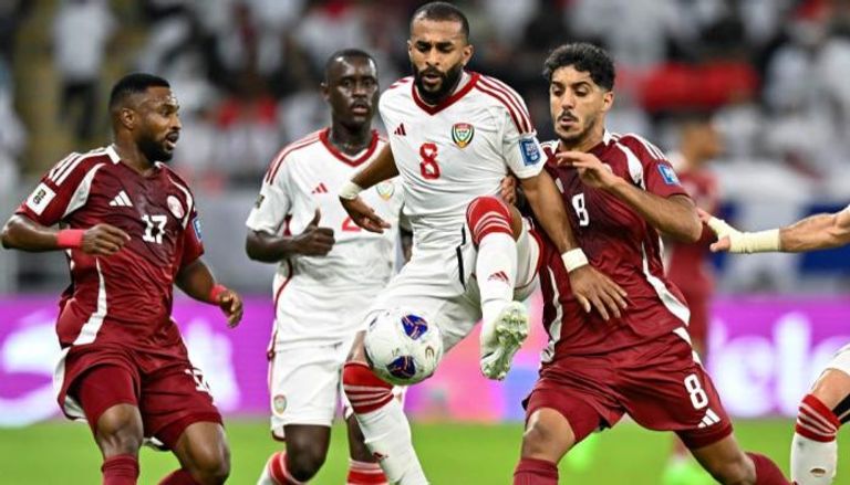 موعد مباراة الإمارات وقطر في تصفيات كأس العالم 2026