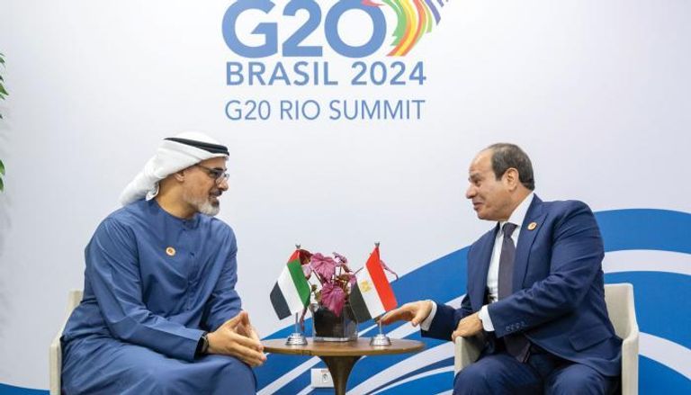 الشيخ خالد بن محمد بن زايد آل نهيان ولي عهد أبوظبي يغادر البرازيل