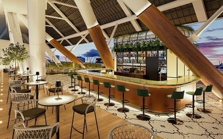 سكاي بار سكاي بار في سانتياغو برنابيو