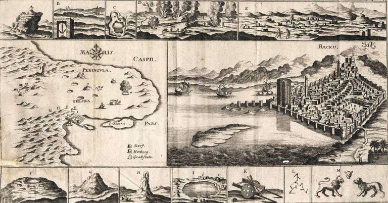 باكو في القرن السابع عشر باكو البيضاء