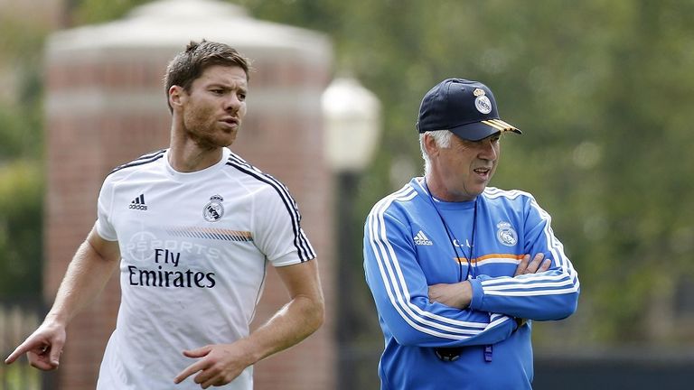 ألونسو وأنشيلوتي تشابي ألونسو