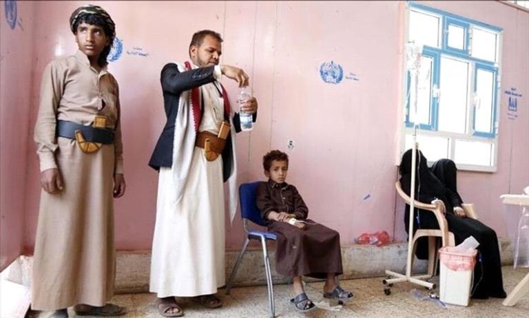 وباء الكوليرا يهدد اليمنيين