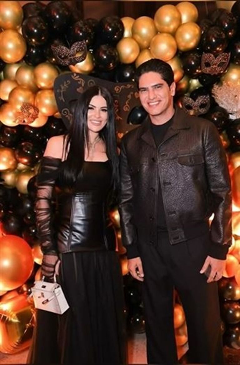 الفنانون في عيد ميلاد نسرين إمام