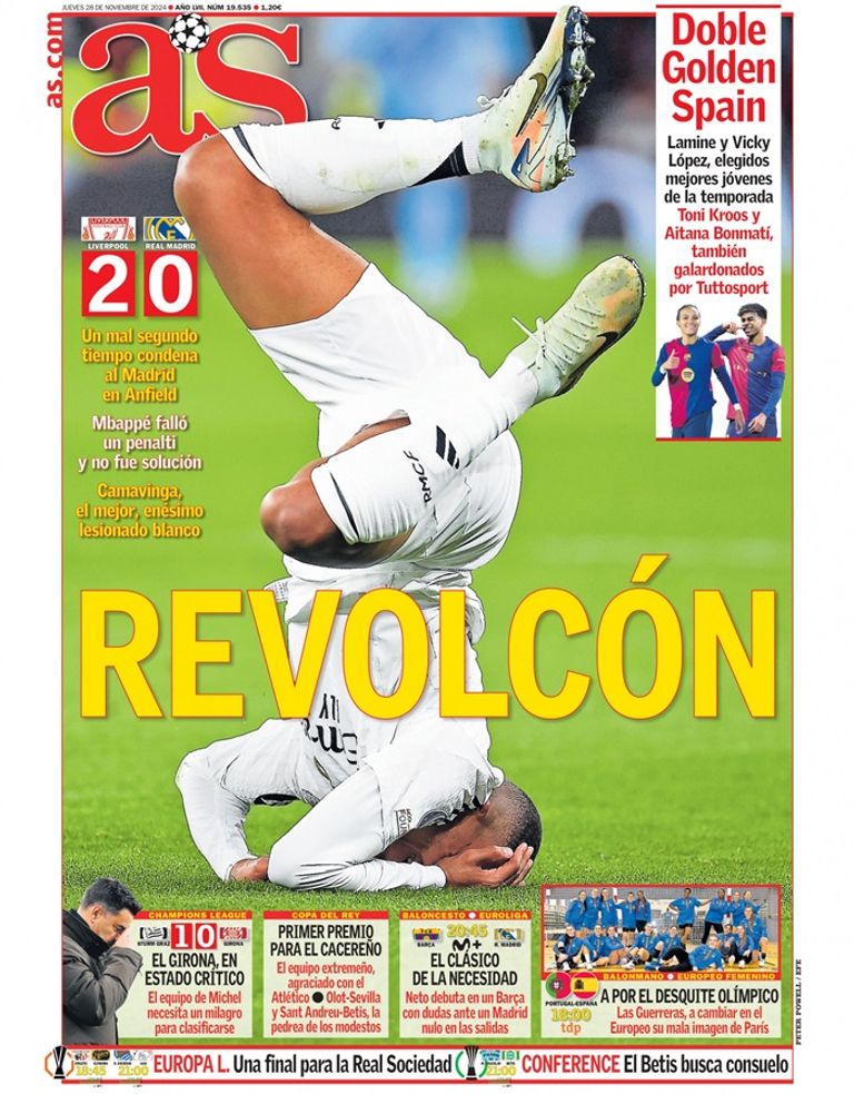 صحيفة آس الفرنسي كيليان مبابي