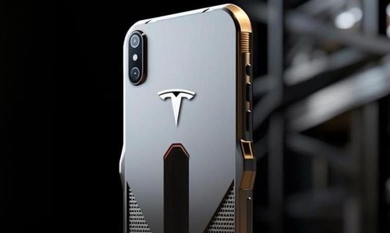 صورة متداولة لهاتف تسلا المزعوم Tesla Model Pi