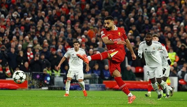 محمد صلاح ضد ريال مدريد 