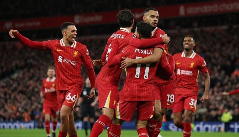 ليفربول يحلق بصدارة جدول ترتيب الدوري الإنجليزي