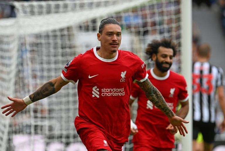 المصري محمد صلاح محمد صلاح نجم ليفربول ضد نيوكاسل