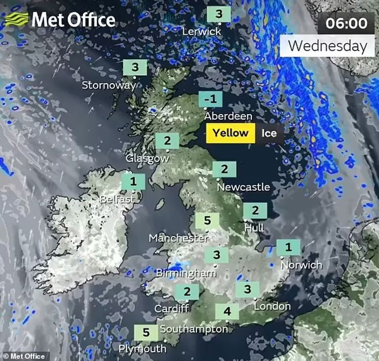 صقيع وعواصف تهدد المملكة المتحدة